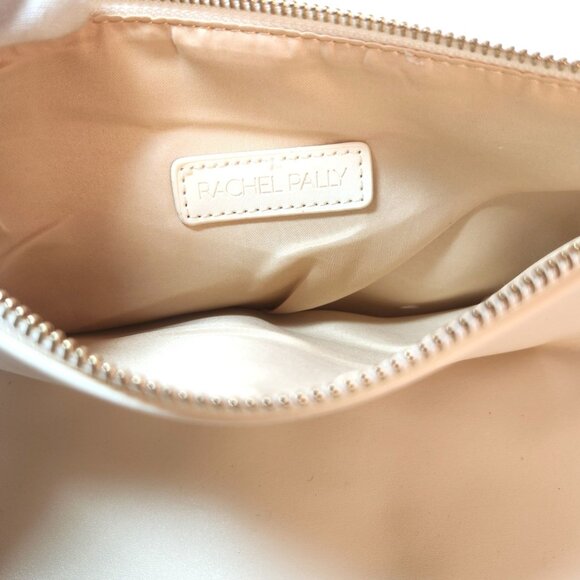 Rachel Pally Reversible Floral Leather Clutch Handbag Tassel Zipper Pull - Picture 7 of 9